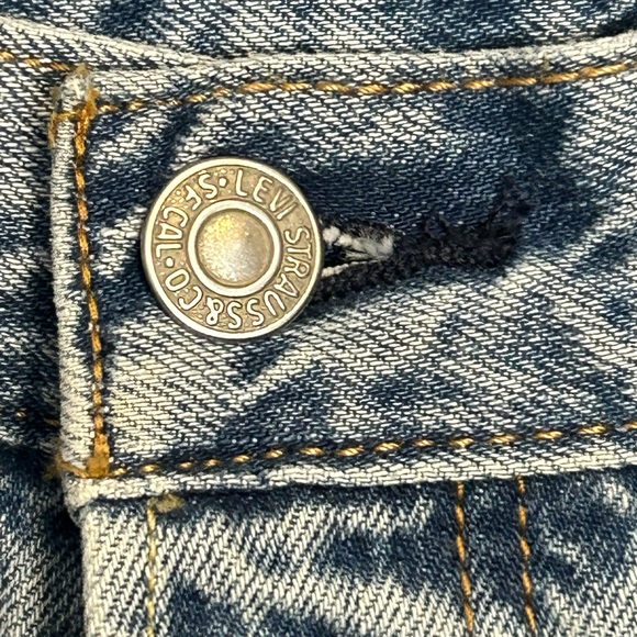 Levis 501 XX Mens Jeans Straight Leg Denim Button Fly Red Tab Fits 34x29 NH - Picture 2 of 11